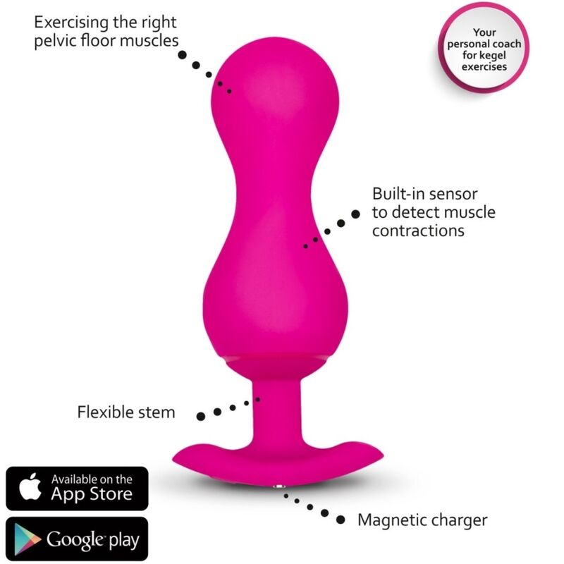 G-VIBE - GBALLS 3 - BALLES KEGEL AVEC APPLICATION