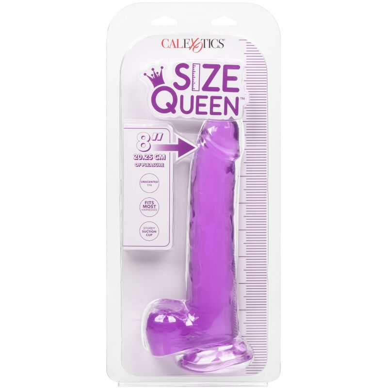 CALEXOTICS - GODE REINE TAILLE VIOLET 20.3 CM