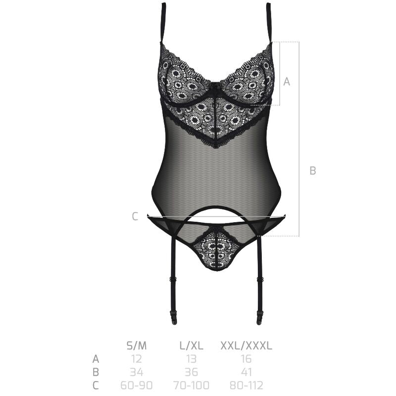 PASSION - ZINNIA CORSET ÉCO COLLECTION S/M