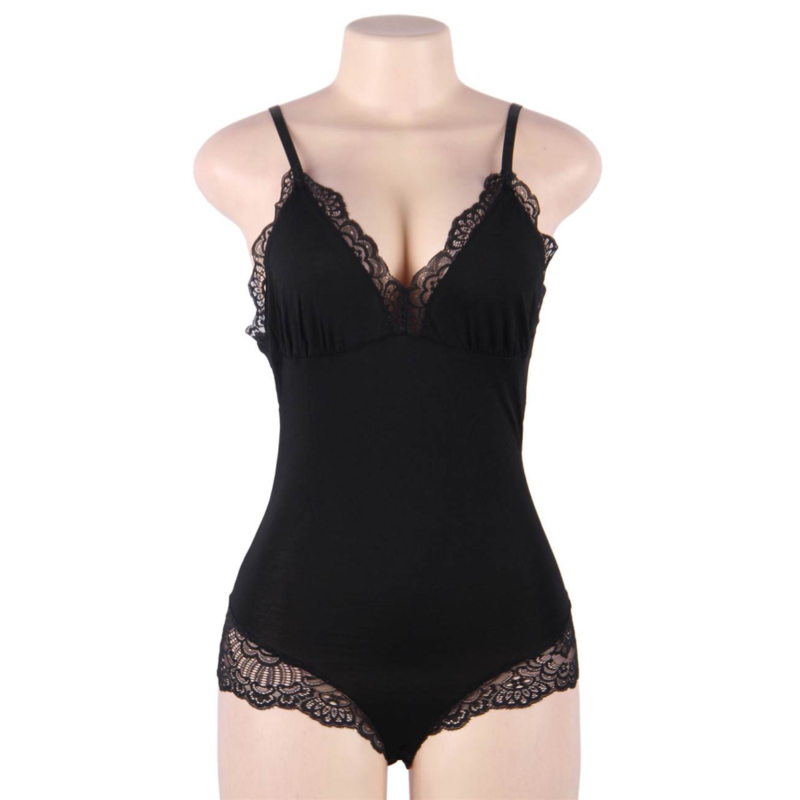 QUEEN LINGERIE - TEDDY DENTELLE S/M