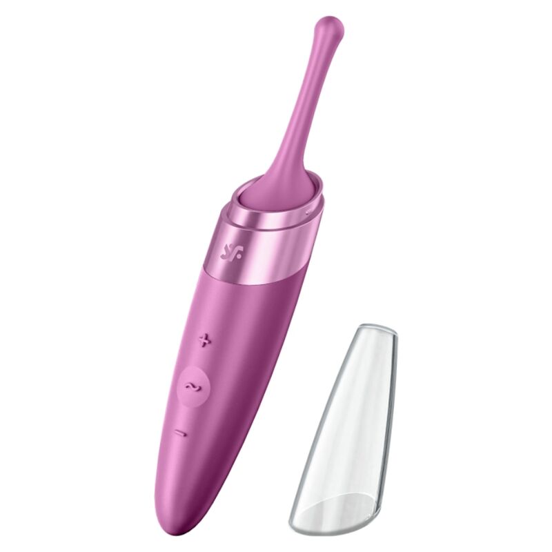 SATISFYER - VIBRATEUR  POINTE DE CLIT TWIRLING DELIGHT VIOLET