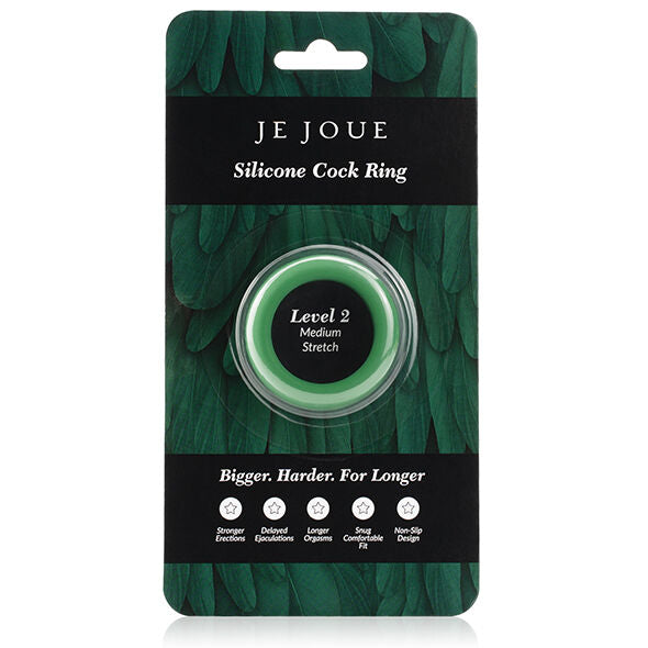 JE JOUE - BAGUE SILICONE VERTE CHOKE MOYEN