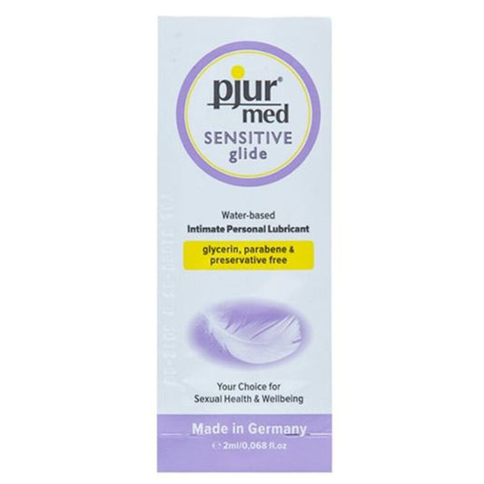 PJUR - MED LUBRIFIANT  BASE EAU SENSITIVE GLIDE 2 ML