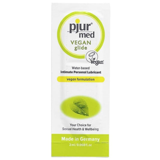 PJUR - MED LUBRIFIANT  BASE EAU VEGAN GLIDE 2 ML