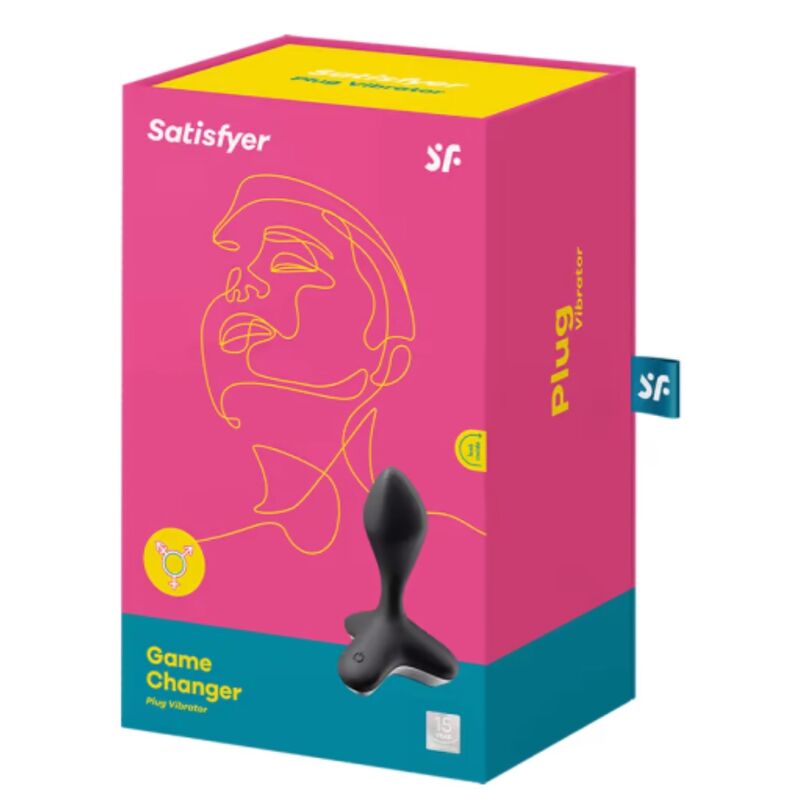 SATISFYER - VIBRATEUR  PLUG GAME CHANGER ROSE