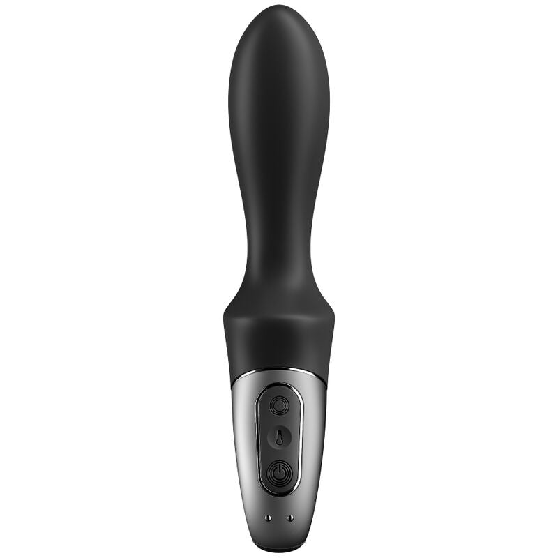 SATISFYER - APPLICATION VIBRATEUR ANAL HEAT CLIMAX NOIR