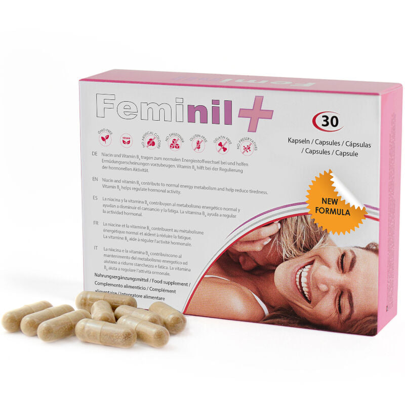 500 COSMETICS - FEMINIL+ AMÉLIORATION DE LA LIBIDO SEXUELLE FÉMININE - 30 CAPSULES