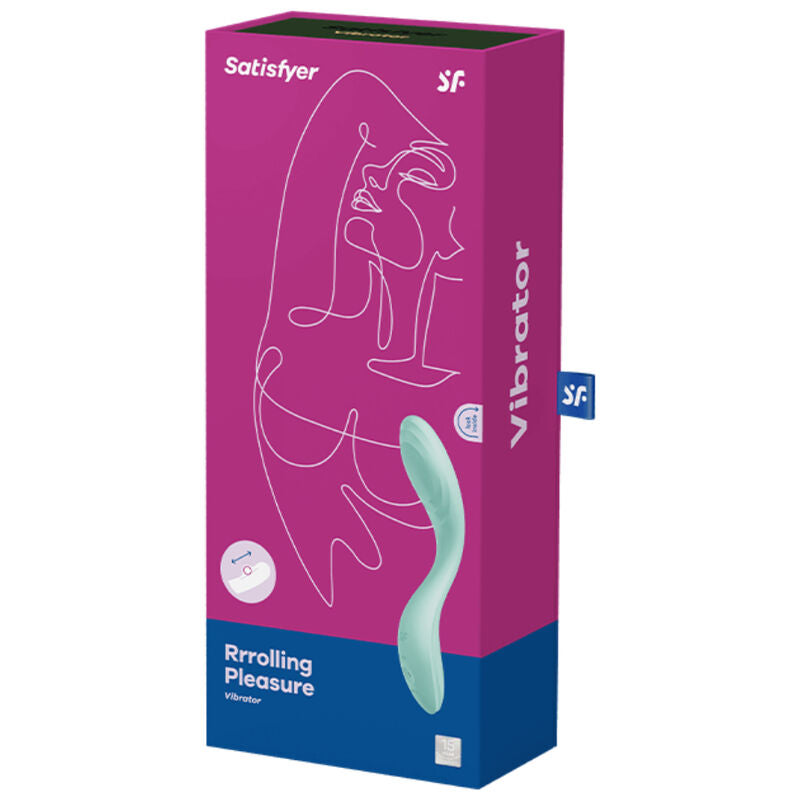 SATISFYER - VIBRATEUR SPOT G RRROLLING PLEASURE VERT