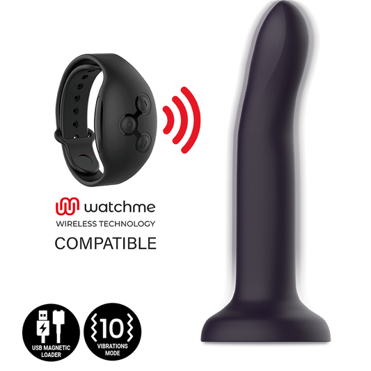 MYTHOLOGY DUMAN MYSTIC DILDO S - VIBRATEUR WATCHME TECHNOLOGIE SANS FIL COMPATIBLE