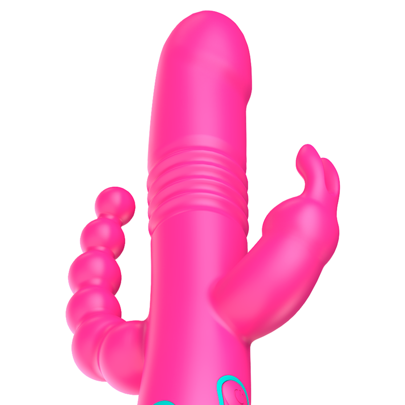 HAPPY LOKY - DONALD TRIPLE STIMULATION : ANAL, G-SPOT & CLITORAL WATCHME TECHNOLOGIE SANS FIL COMPATIBLE