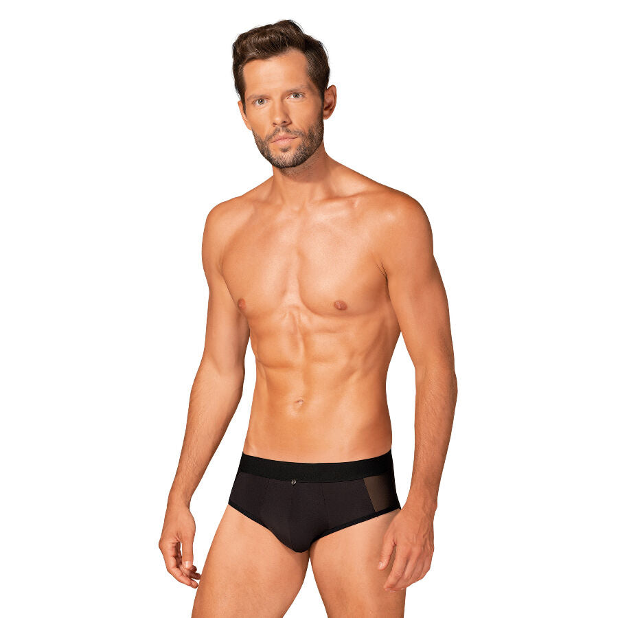 OBSESSIVE - SLIPS BOLDERO NOIR S/M