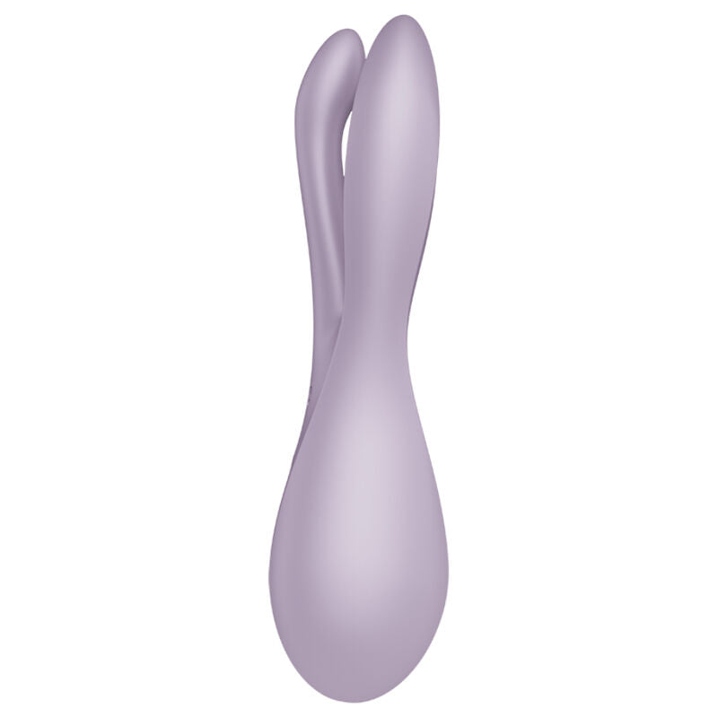 SATISFYER - VIBRATEUR THREESOME 2 NOIR