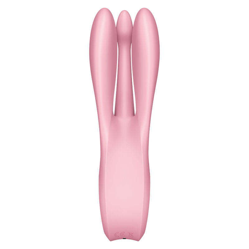 SATISFYER - VIBRATEUR THREESOME 1 BLEU