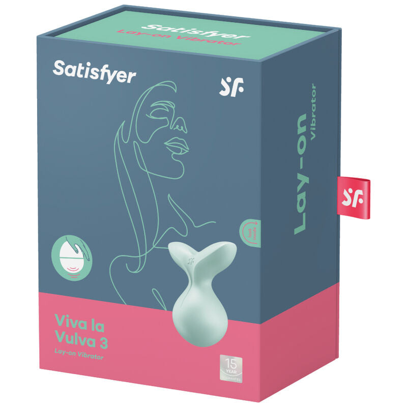 SATISFYER - VIBRATEUR  POSER VIVA LA VULVA 3 VIOLET