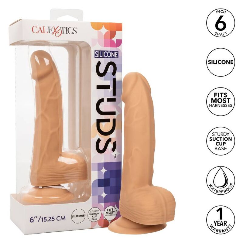 CALEXOTICS - CLOUS EN SILICONE 15.24 CM PEAU