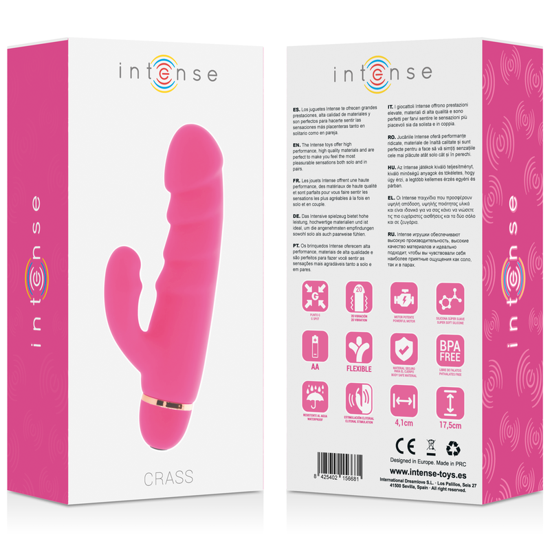 INTENSE - CRASS 20 VITESSES SILICONE ROSE