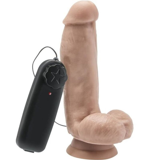 GET REAL - GODE 12 CM AVEC BILLES VIBRATEUR SKIN