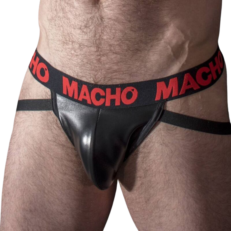 MACHO - MX25RC JOCK CUIR ROUGE S