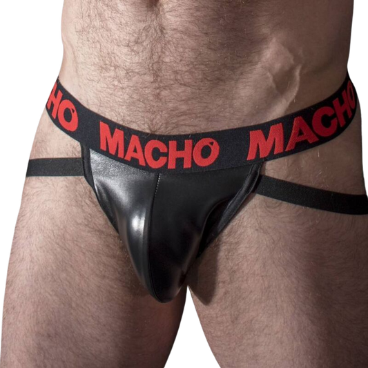 MACHO - MX25RC JOCK CUIR ROUGE S