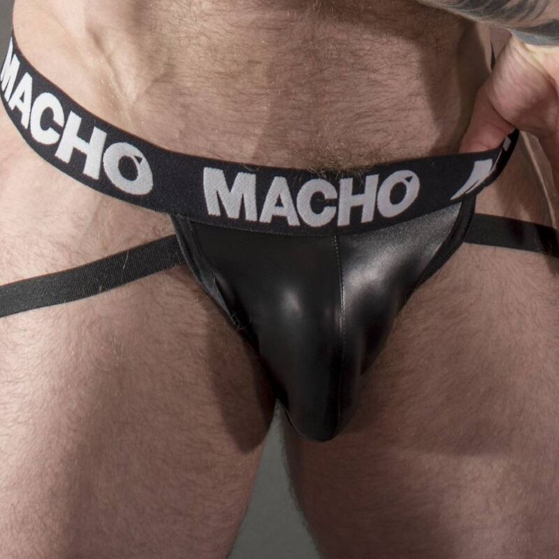 MACHO - MX25NC JOCK CUIR NOIR S