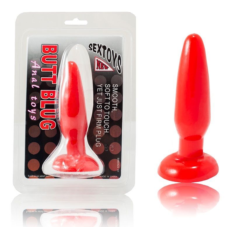 BAILE - PETIT PLUG ANAL ROUGE 15 CM