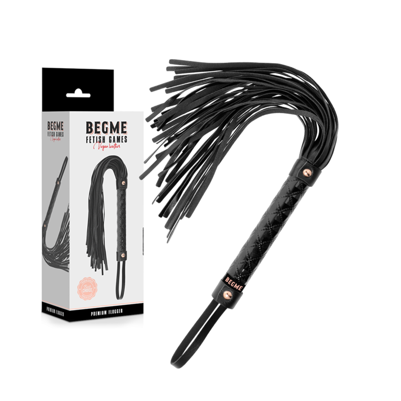 BEGME - BLACK EDITION FLOGGER EN CUIR VEGAN