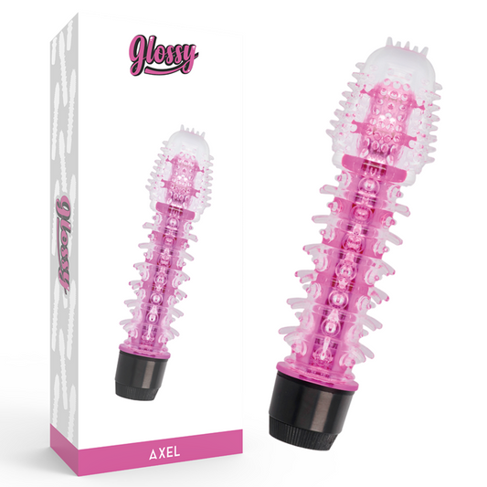 GLOSSY - AXEL VIBRATEUR ROSE