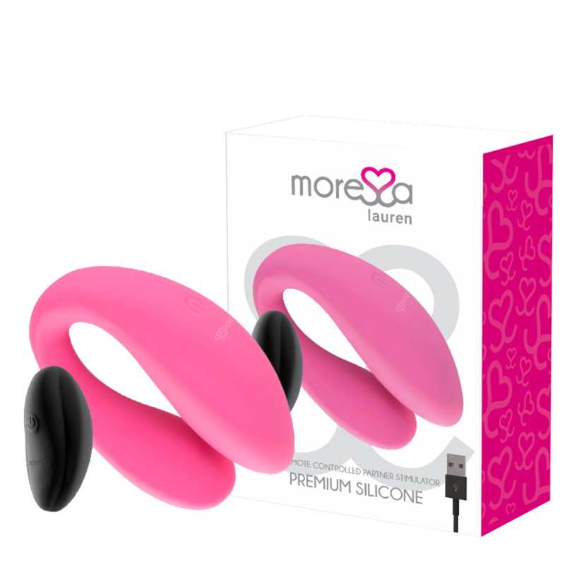 MORESSA - STIMULATEUR  TÉLÉCOMMANDE LAUREN POUR COUPLES