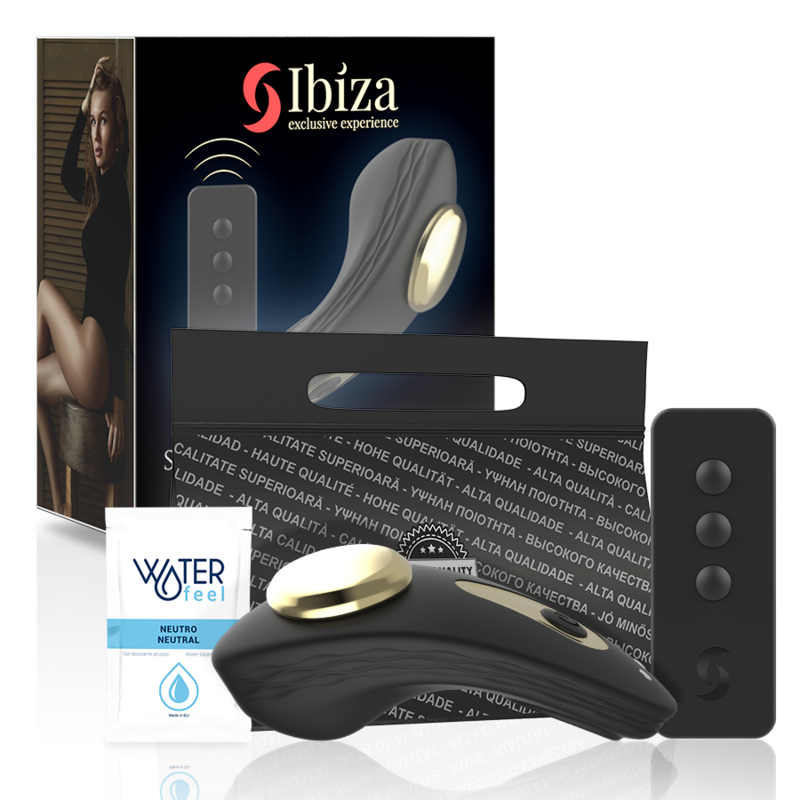 IBIZA - TÉLÉCOMMANDE VIBRATEUR PANTIE EN SILICONE