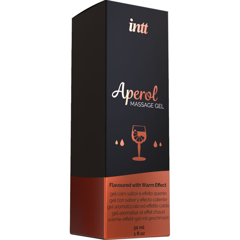 INTT MASSAGE & ORAL SEX - GEL DE MASSAGE APEROL EFFET CHALEUR INTENSE