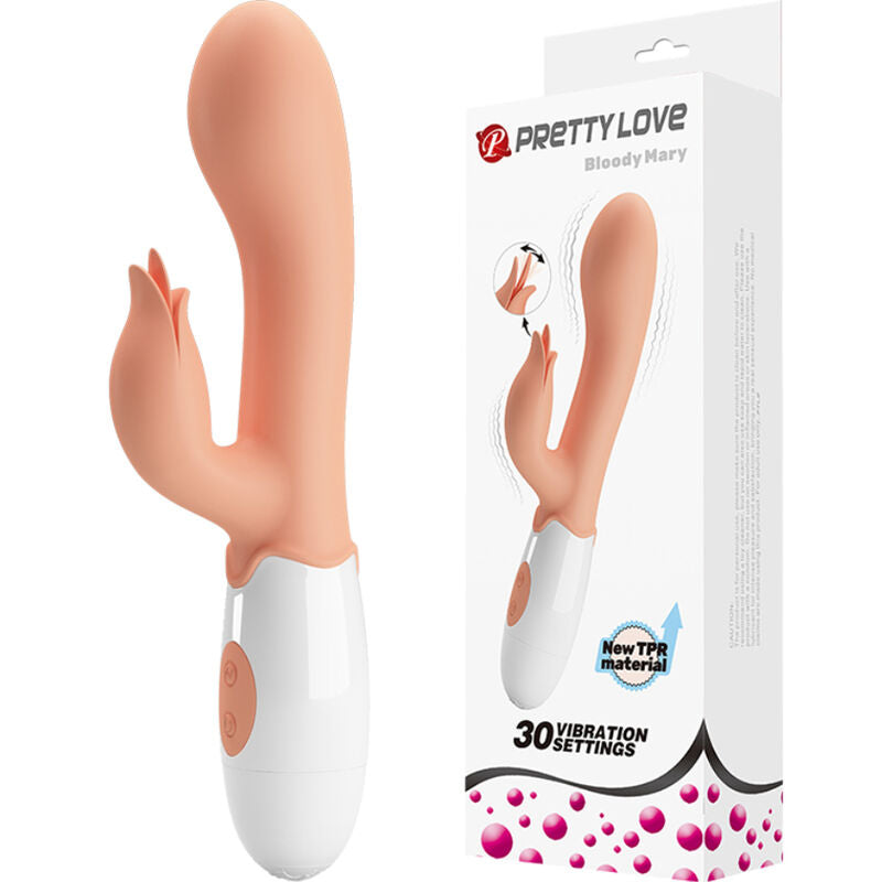 PRETTY LOVE - VIBRATEUR BLOODY MARY AVEC STIMULATEUR