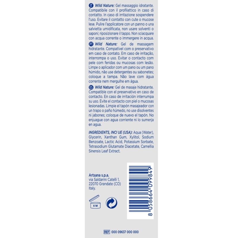 CONTROL - GEL DE MASSAGE NATURE SAUVAGE 3 EN 1 200 ML