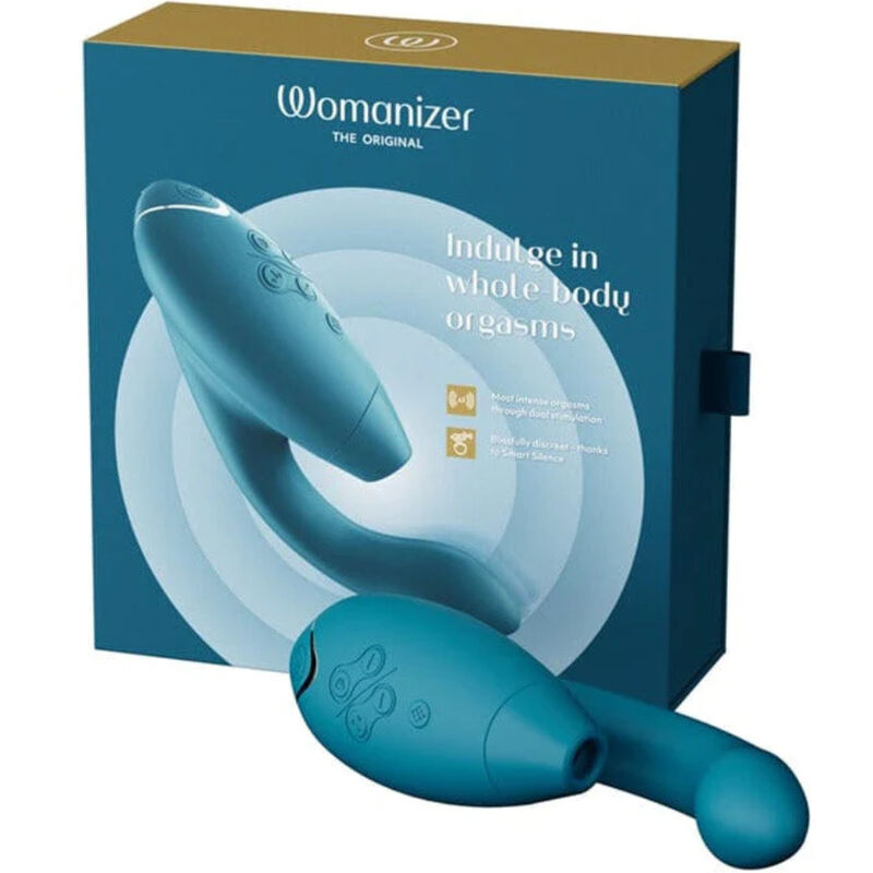 WOMANIZER - DUO 2 STIMULATOR BLEU PÉTROLE