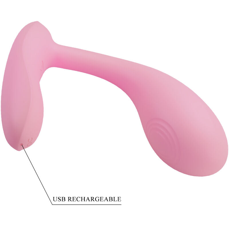 PRETTY LOVE - APPLICATION BAIRD G-SPOT 12 VIBRATIONS RECHARGEABLE ROSE