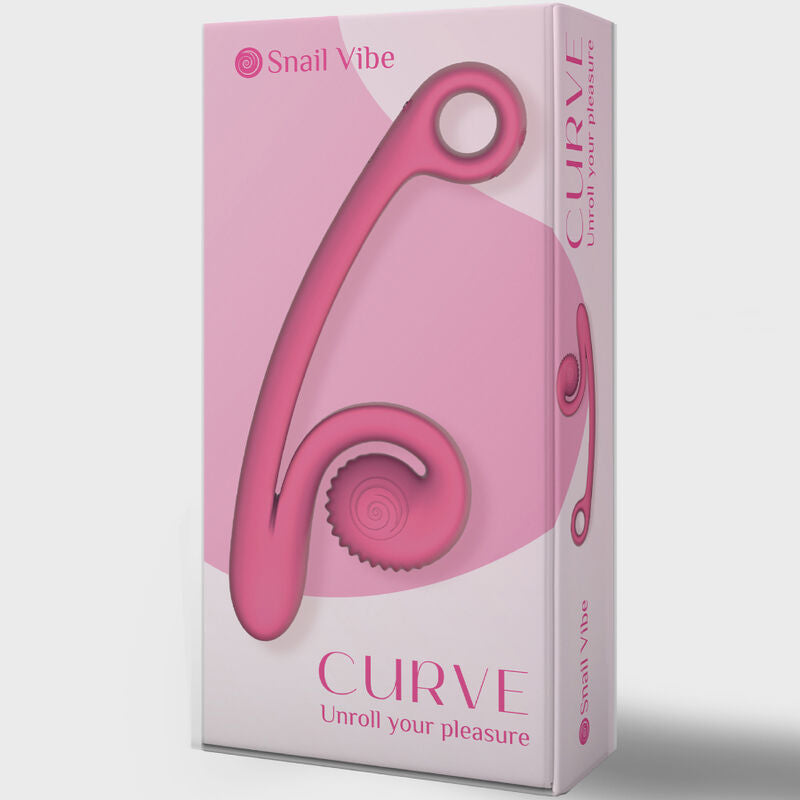 SNAIL VIBE - VIBRATEUR CURVE ROSE