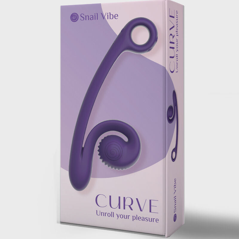 SNAIL VIBE - VIBRATEUR CURVE ROSE