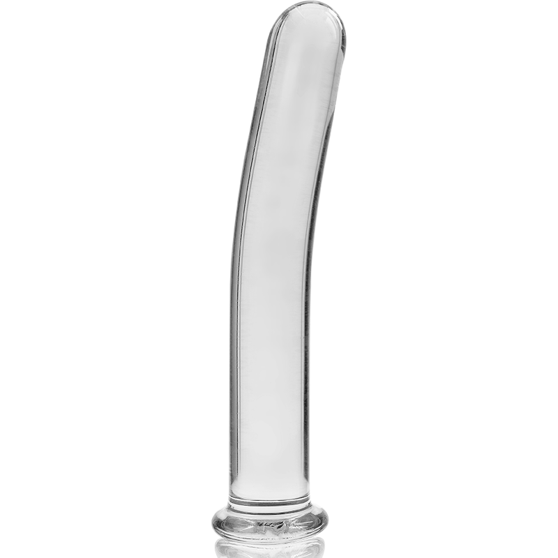 NEBULA SERIES BY IBIZA - MODÈLE 8 GODE EN VERRE BOROSILICATE CLAIR 14.5 CM -O- 2 CM