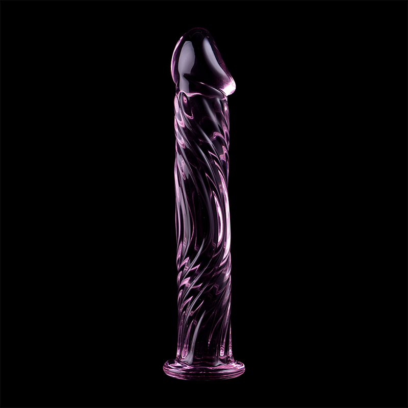 NEBULA SERIES BY IBIZA - MODÈLE 12 GODE EN VERRE BOROSILICATE CLAIR 17 CM -O- 3.5 CM