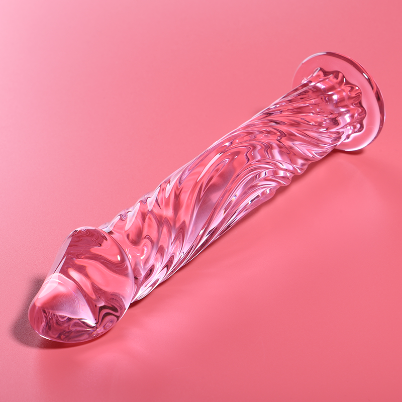 NEBULA SERIES BY IBIZA - MODÈLE 12 GODE EN VERRE BOROSILICATE CLAIR 17 CM -O- 3.5 CM