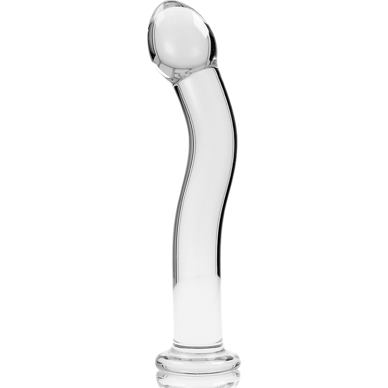 NEBULA SERIES BY IBIZA - MODÈLE 18 GODE EN VERRE BOROSILICATE CLAIR 18.5 CM -O- 3.5 CM