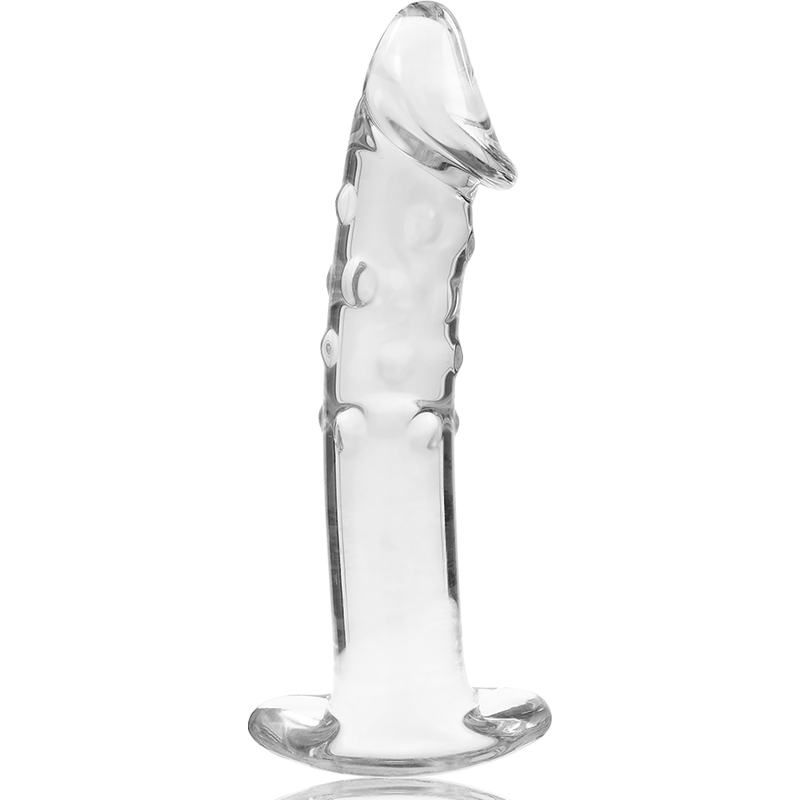 NEBULA SERIES BY IBIZA - MODÈLE 19 GODE EN VERRE BOROSILICATE CLAIR 18.5 CM -O- 4 CM