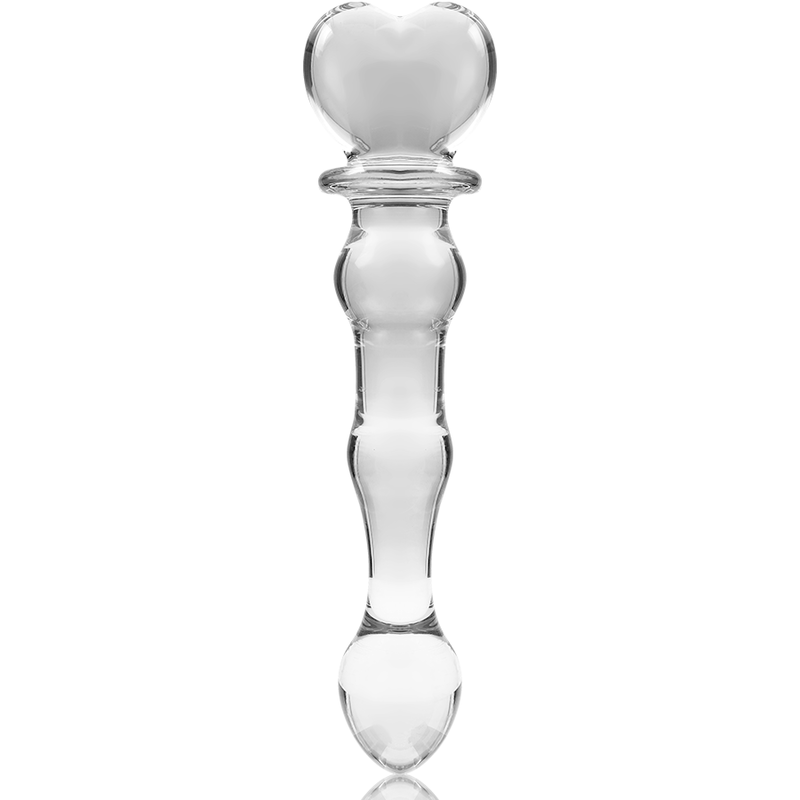 NEBULA SERIES BY IBIZA - MODÈLE 21 GODE EN VERRE BOROSILICATE CLAIR 20.5 CM -O- 3.5 CM