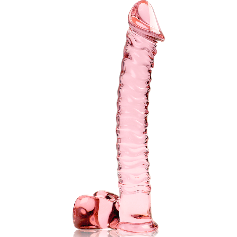 NEBULA SERIES BY IBIZA - MODÈLE 23 GODE EN VERRE BOROSILICATE CLAIR 21.5 CM -O- 4 CM