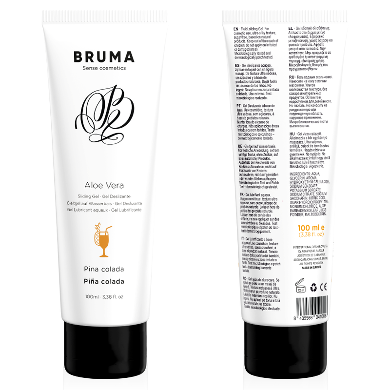 BRUMA - GEL GLISSANT À L''ALOE VERA SAVEUR PINA COLADA 100 ML