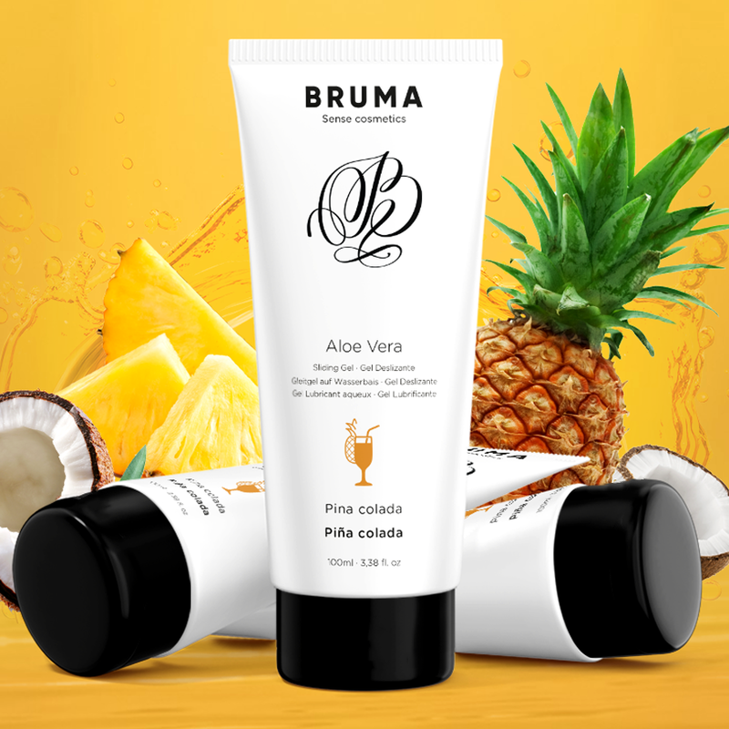 BRUMA - GEL GLISSANT À L''ALOE VERA SAVEUR PINA COLADA 100 ML