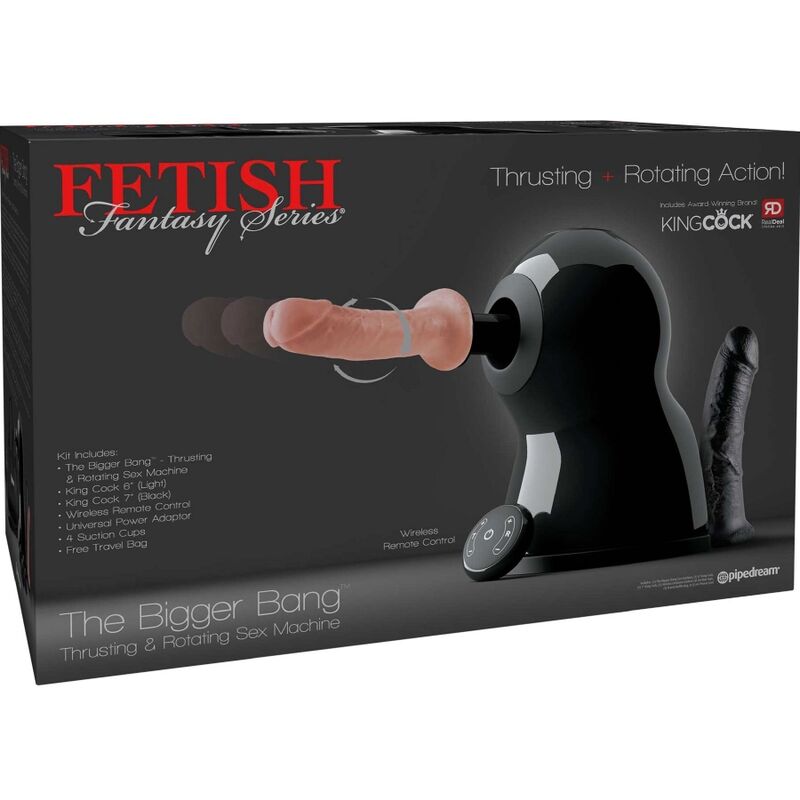 FETISH FANTASY SERIES - SEX MACHINE PLUS GRANDE ROTATION ET POUSSE DE BANG