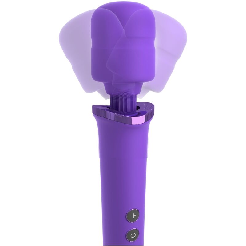 FANTASY FOR HER - BAGUETTE DE MASSAGE RECHARGEABLE POUR ELLE & VIBRATEUR 50 NIVEAUX VIOLETTES