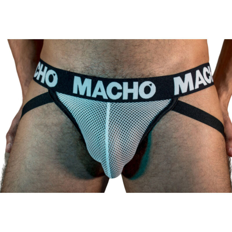 MACHO - MX26X1 JOCK GRID BLANC S