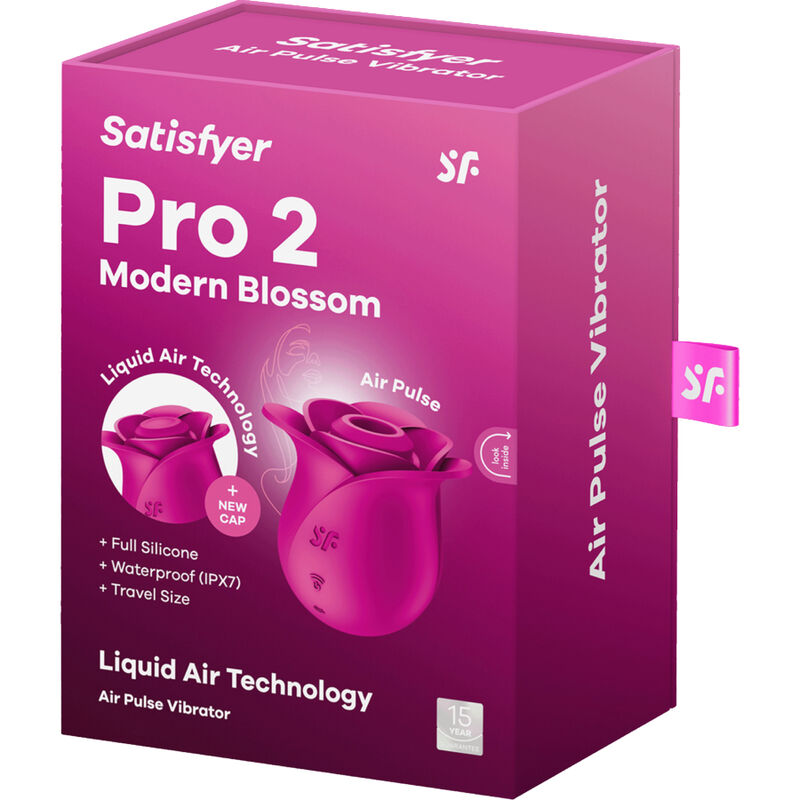 SATISFYER - AIR PULSE VIBRATEUR FLEUR MODERNE PRO 2