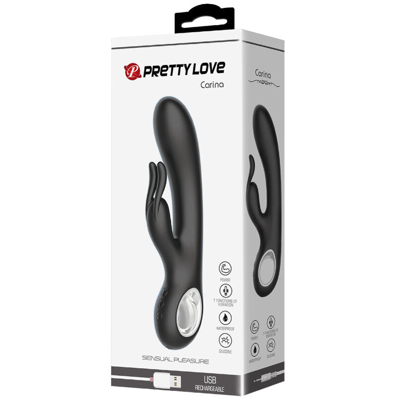 PRETTY LOVE - VIBRATEUR CARINA CLITORIS ET STIMULATEUR POINT G